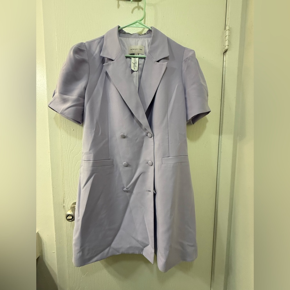 Adelyn Rae Lilac Blazer Dress